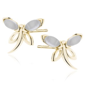 Cercei argint placati cu aur galben libelula DiAmanti Z2178EG_UL-DIA (Argint 925‰ 1 g.) Cercei argint placati cu aur galben libelula DiAmanti Z2178EG_UL-DIA (Argint 925‰ 1 g.)